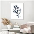 Picture of Blue Leaves IV _GroupedProduct_Rectangle_Portrait_Canvas_Framed_