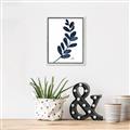 Picture of Blue Leaves VI _GroupedProduct_Rectangle_Portrait_Canvas_Framed_
