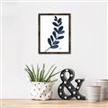 Picture of Blue Leaves VI _GroupedProduct_Rectangle_Portrait_Canvas_Framed_