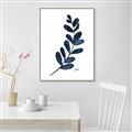 Picture of Blue Leaves VI _GroupedProduct_Rectangle_Portrait_Canvas_Framed_