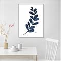 Picture of Blue Leaves VI _GroupedProduct_Rectangle_Portrait_Canvas_Framed_
