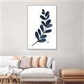 Picture of Blue Leaves VI _GroupedProduct_Rectangle_Portrait_Canvas_Framed_