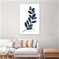 Picture of Blue Leaves VI _GroupedProduct_Rectangle_Portrait_Canvas_Framed_