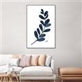 Picture of Blue Leaves VI _GroupedProduct_Rectangle_Portrait_Canvas_Framed_