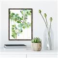 Picture of Green Dripping I _GroupedProduct_Rectangle_Portrait_Canvas_Framed_