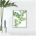 Picture of Green Dripping I _GroupedProduct_Rectangle_Portrait_Canvas_Framed_