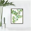 Picture of Green Dripping I _GroupedProduct_Rectangle_Portrait_Canvas_Framed_