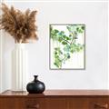 Picture of Green Dripping I _GroupedProduct_Rectangle_Portrait_Canvas_Framed_