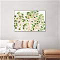 Picture of Happy Leaves _GroupedProduct_Rectangle_Landscape_Canvas_Framed_