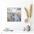 Picture of Water Golden Falls  _GroupedProduct_Square_Canvas_Framed_