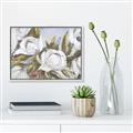 Picture of Avocado Green Leaves  _GroupedProduct_Rectangle_Landscape_Canvas_Framed_