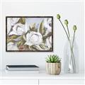 Picture of Avocado Green Leaves  _GroupedProduct_Rectangle_Landscape_Canvas_Framed_