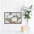 Picture of Avocado Green Leaves  _GroupedProduct_Rectangle_Landscape_Canvas_Framed_