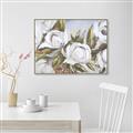 Picture of Avocado Green Leaves  _GroupedProduct_Rectangle_Landscape_Canvas_Framed_