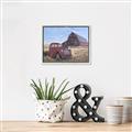 Picture of Red Wooden Barn _GroupedProduct_Rectangle_Landscape_Canvas_Framed_