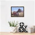 Picture of Red Wooden Barn _GroupedProduct_Rectangle_Landscape_Canvas_Framed_