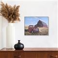 Picture of Red Wooden Barn _GroupedProduct_Rectangle_Landscape_Canvas_Framed_