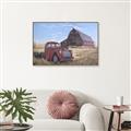 Picture of Red Wooden Barn _GroupedProduct_Rectangle_Landscape_Canvas_Framed_