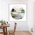 Picture of Green Landscape II _GroupedProduct_Square_Canvas_Framed_