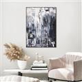 Picture of Abstract With Silver Foil _GroupedProduct_Rectangle_Portrait_Canvas_Framed_