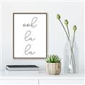 Picture of Ooh La La I _GroupedProduct_Rectangle_Portrait_Canvas_Framed_