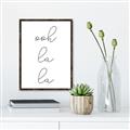 Picture of Ooh La La I _GroupedProduct_Rectangle_Portrait_Canvas_Framed_