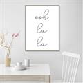 Picture of Ooh La La I _GroupedProduct_Rectangle_Portrait_Canvas_Framed_