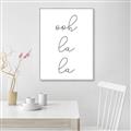 Picture of Ooh La La I _GroupedProduct_Rectangle_Portrait_Canvas_Framed_