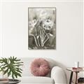 Picture of Brown & White Flower I  _GroupedProduct_Rectangle_Portrait_Canvas_Framed_
