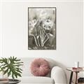 Picture of Brown & White Flower I  _GroupedProduct_Rectangle_Portrait_Canvas_Framed_
