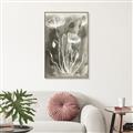 Picture of Brown & White Flower II _GroupedProduct_Rectangle_Portrait_Canvas_Framed_