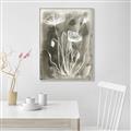 Picture of Brown & White Flower II _GroupedProduct_Rectangle_Portrait_Canvas_Framed_