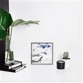 Picture of Blue And Gray _GroupedProduct_Square_Canvas_Framed_