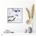 Picture of Blue And Gray _GroupedProduct_Square_Canvas_Framed_