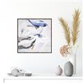 Picture of Blue And Gray _GroupedProduct_Square_Canvas_Framed_