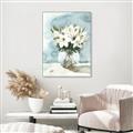 Picture of Flower In Glass Jar _GroupedProduct_Rectangle_Portrait_Canvas_Framed_