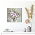 Picture of Pink And White Roses _GroupedProduct_Square_Canvas_Framed_