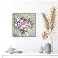 Picture of Pink And White Roses _GroupedProduct_Square_Canvas_Framed_