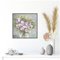 Picture of Pink And White Roses _GroupedProduct_Square_Canvas_Framed_