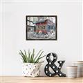 Picture of Centre Ville Café II _GroupedProduct_Rectangle_Landscape_Canvas_Framed_