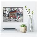 Picture of Centre Ville Café II _GroupedProduct_Rectangle_Landscape_Canvas_Framed_