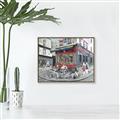 Picture of Centre Ville Café II _GroupedProduct_Rectangle_Landscape_Canvas_Framed_
