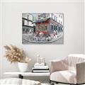 Picture of Centre Ville Café II _GroupedProduct_Rectangle_Landscape_Canvas_Framed_