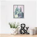 Picture of Pink Cactus _GroupedProduct_Rectangle_Portrait_Canvas_Framed_