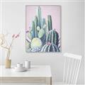 Picture of Pink Cactus _GroupedProduct_Rectangle_Portrait_Canvas_Framed_