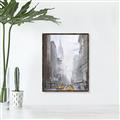 Picture of Yellow Taxi In New York _GroupedProduct_Rectangle_Portrait_Canvas_Framed_