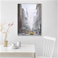 Picture of Yellow Taxi In New York _GroupedProduct_Rectangle_Portrait_Canvas_Framed_