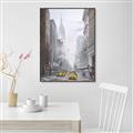 Picture of Yellow Taxi In New York _GroupedProduct_Rectangle_Portrait_Canvas_Framed_
