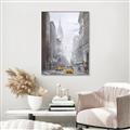 Picture of Yellow Taxi In New York _GroupedProduct_Rectangle_Portrait_Canvas_Framed_