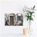 Picture of Door Arched Flower _GroupedProduct_Rectangle_Landscape_Unframed_Print_Only_